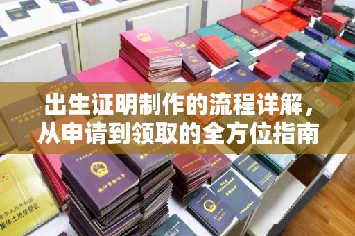 梁河出生证明制作的流程详解，从申请到领取的全方位指南