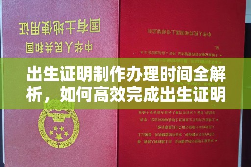 梁河出生证明制作办理时间全解析，如何高效完成出生证明申请？