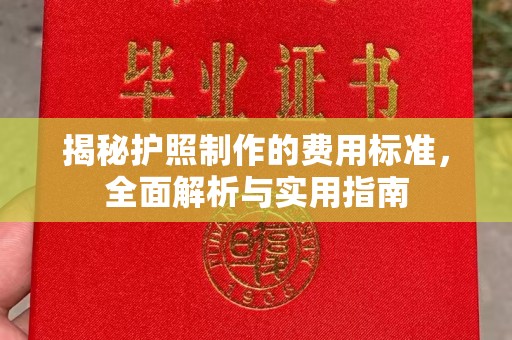 梁河揭秘护照制作的费用标准，全面解析与实用指南