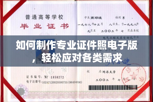 梁河如何制作专业证件照电子版，轻松应对各类需求