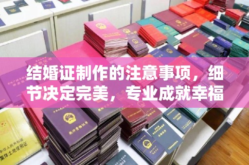 梁河结婚证制作的注意事项，细节决定完美，专业成就幸福