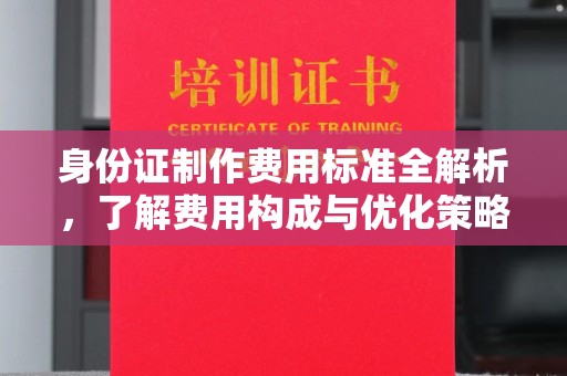 梁河身份证制作费用标准全解析，了解费用构成与优化策略